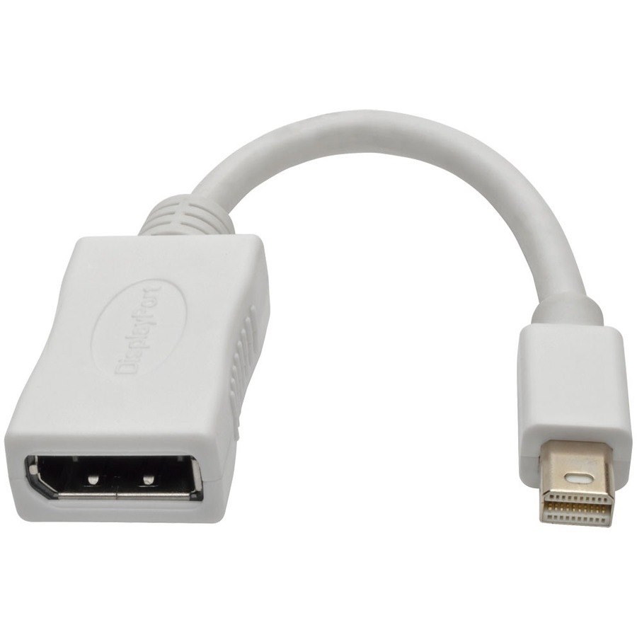 Eaton Tripp Lite Series Keyspan Mini DisplayPort to DisplayPort Cable Adapter (M/F) - 4K 60 Hz, DP 1.2, HDCP 2.2, 6 in. (15.2 cm)