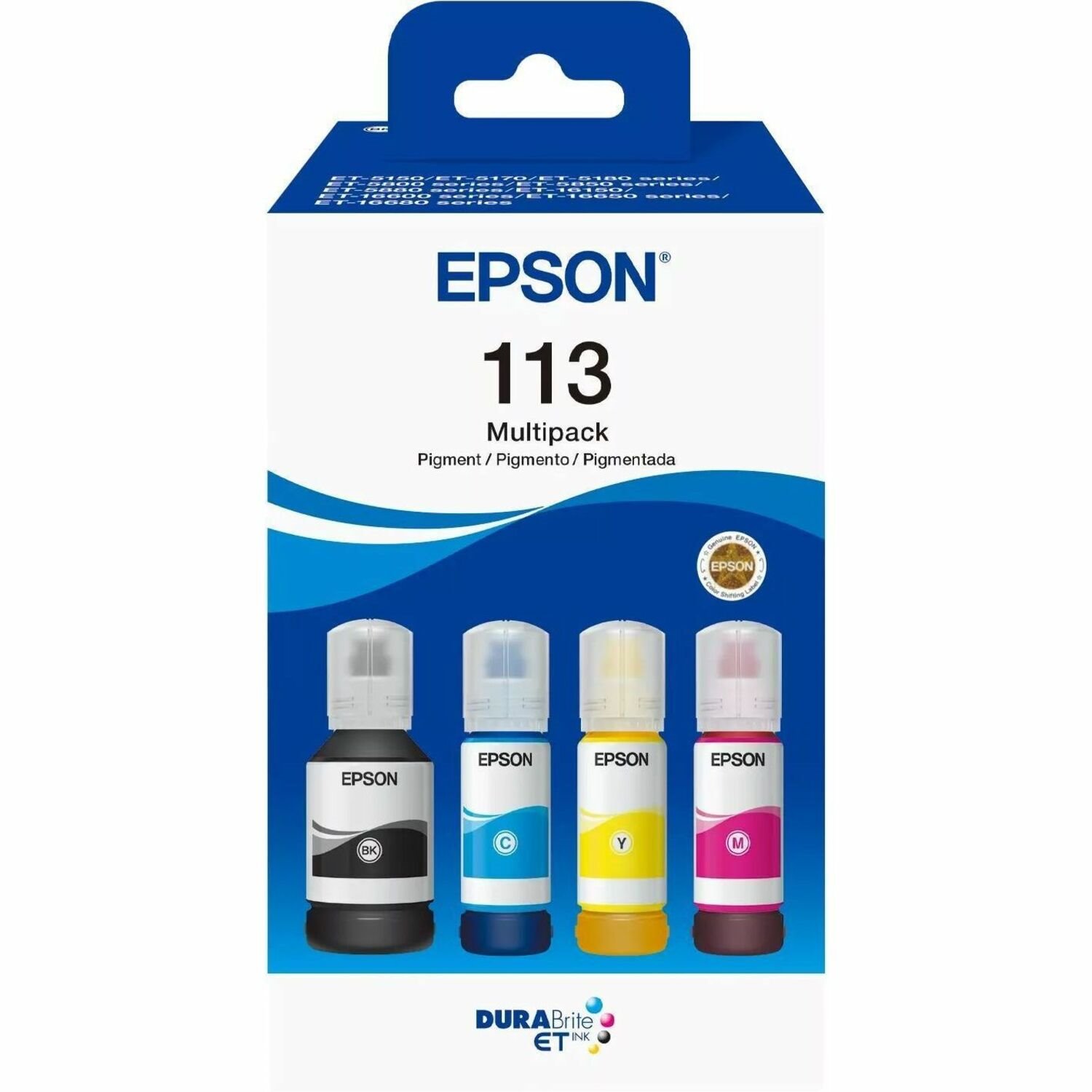 Epson EcoTank Refill Ink Bottle - Black, Magenta, Cyan, Yellow - Inkjet