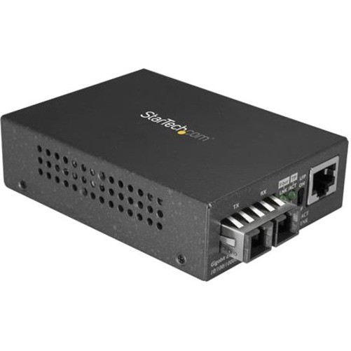 STARTECH.COM FIBER MEDIA CONVERTER - 10 KM - SINGLE MODE, 2 YR