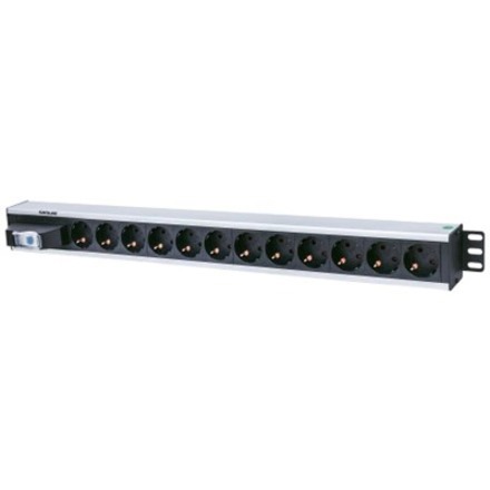 Intellinet 711449 Energiedistributie 12 AC-uitgang(en) Zwart. Grijs ** New Retail **