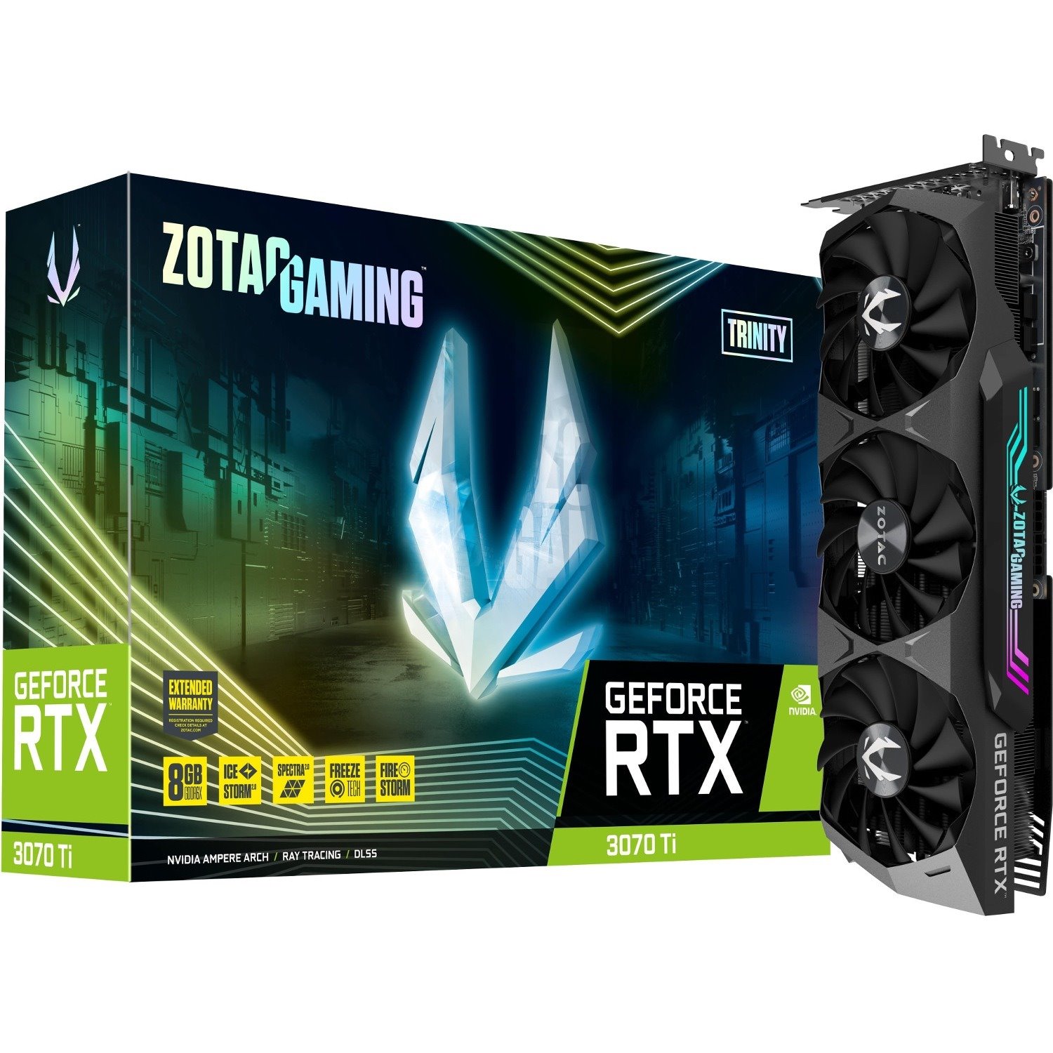 Zotac NVIDIA GeForce RTX 3070 Ti Graphic Card - 8 GB GDDR6X