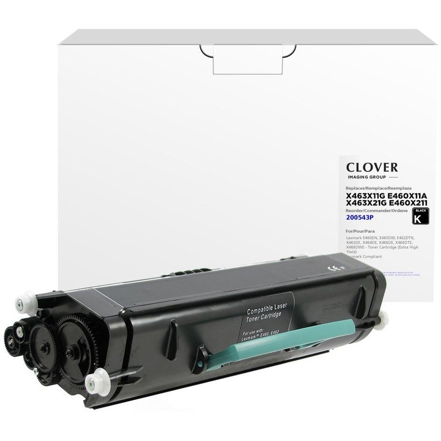 Clover Imaging Remanufactured Extra High Yield Toner Cartridge for Lexmark E460/E462/X463/X464/X466
