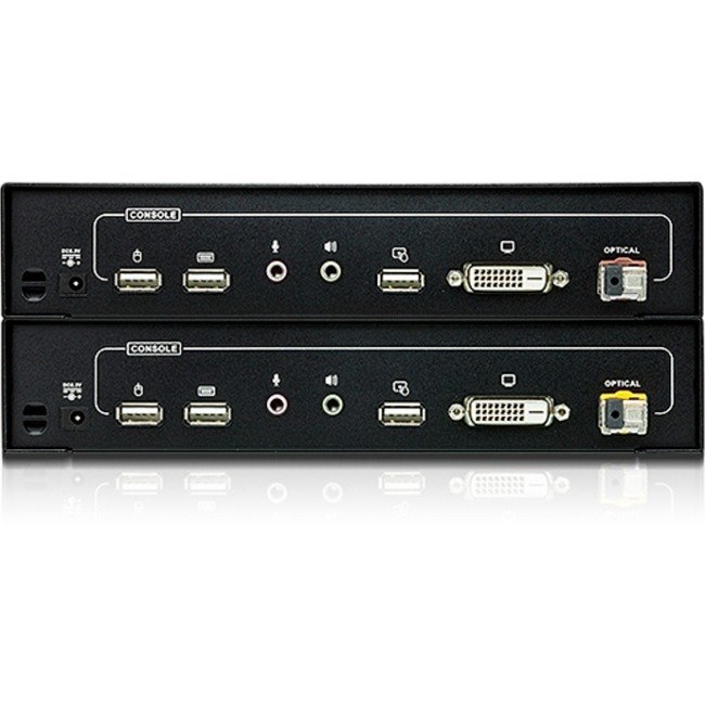 ATEN Long Distance DVI Optical KVM Extender-TAA Compliant
