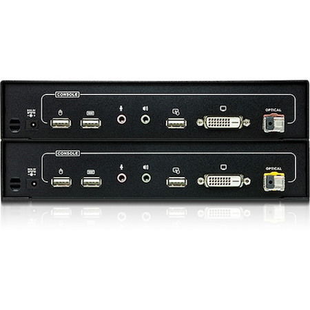 ATEN Long Distance DVI Optical KVM Extender-TAA Compliant