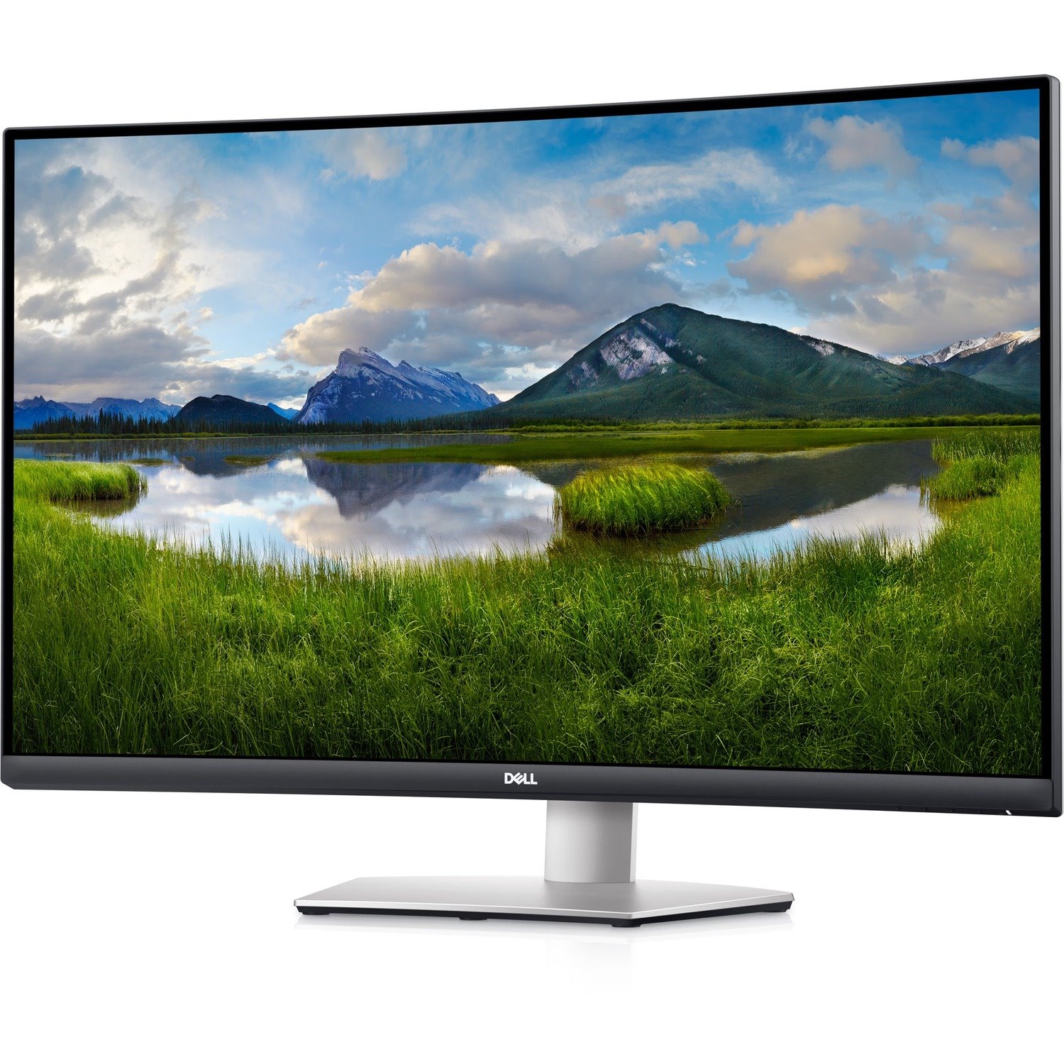 Dell S3221QSA 32" Class 4K UHD Curved Screen LCD Monitor - 16:9 - Black