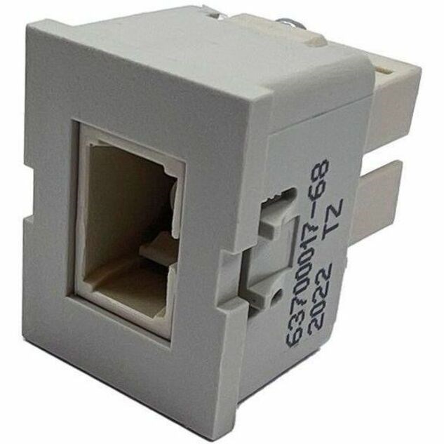 Ortronics TracJack Module, 1-SC Simplex Multimode, Beige Adapter, Light Gray Housing