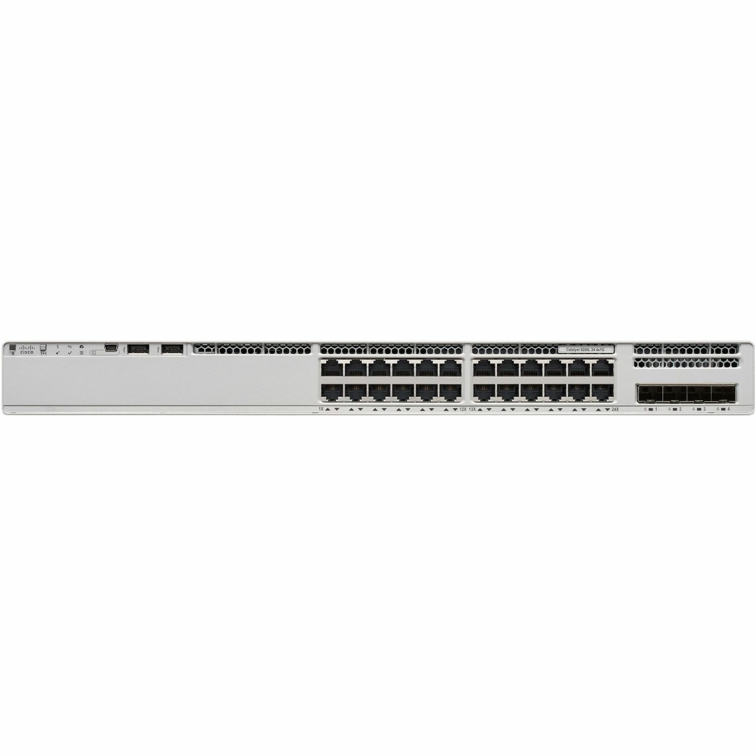 Cisco Catalyst 9200 C9200L-24T-4G 24 Poorten Beheer mogelijk Ethernetswitch - Gigabit Ethernet - 10/100/1000Base-T, 1000Base-X - Grijs