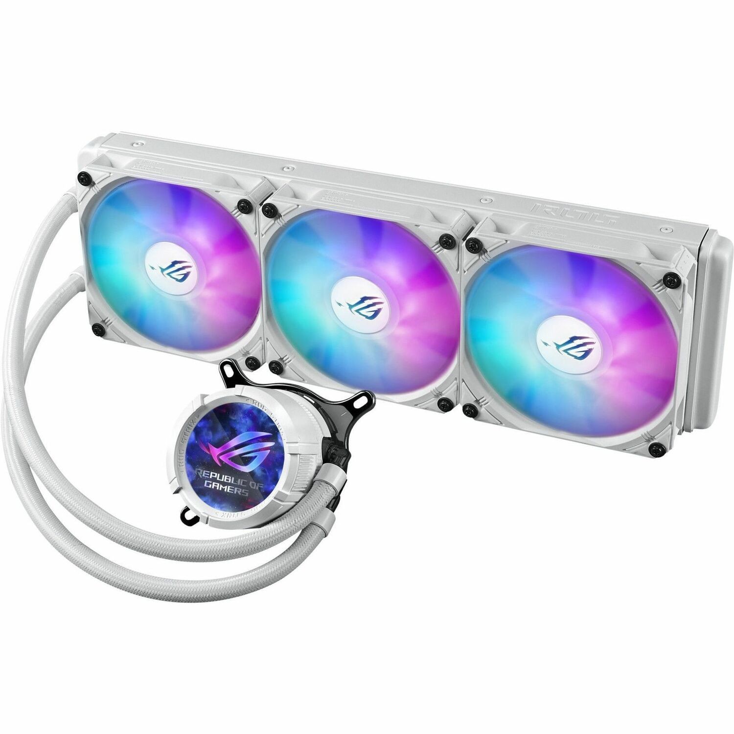 Asus ROG Strix LC III 360 ARGB White Edition Cooling Fan/Radiator/Water Block/Pump - CPU, Processor