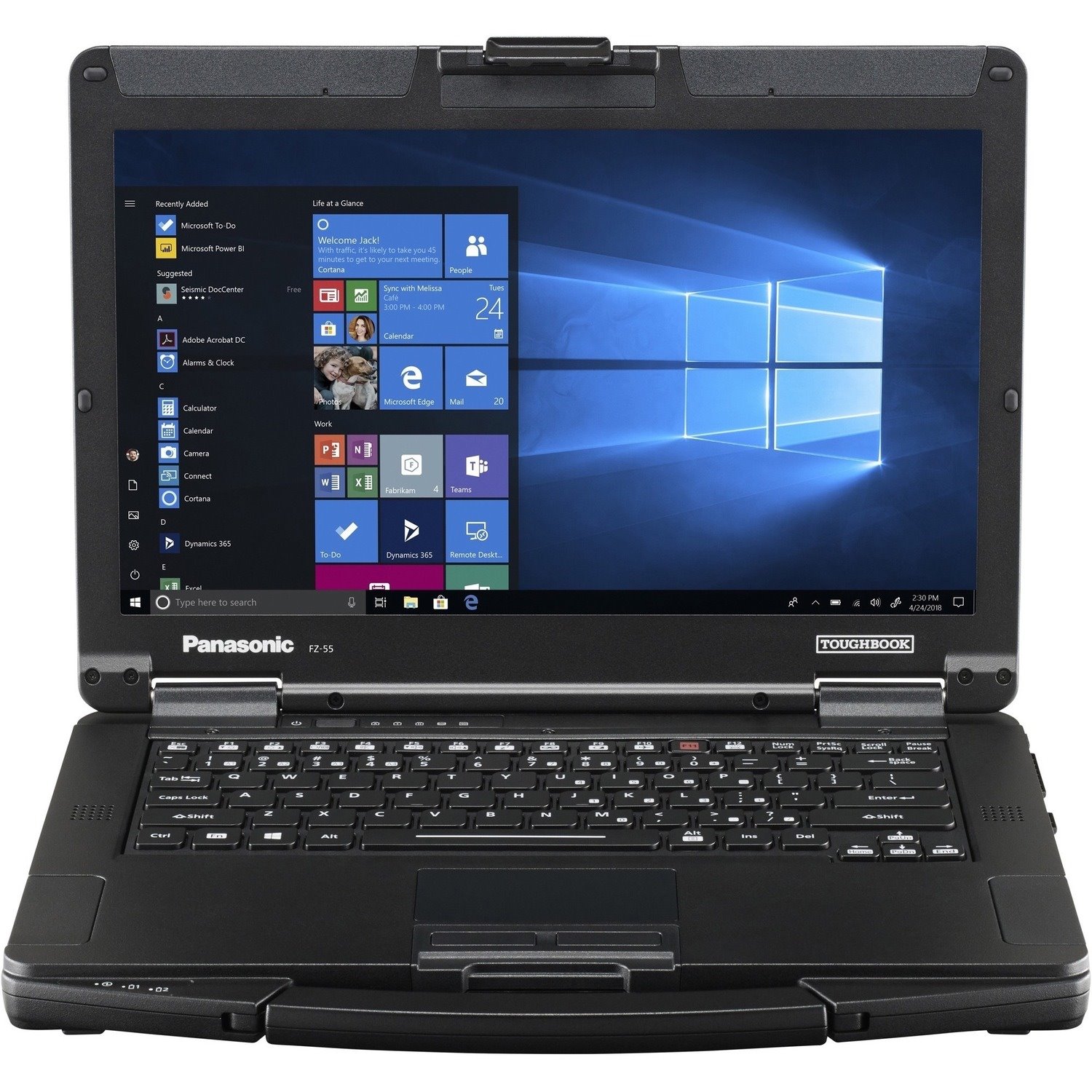 Panasonic TOUGHBOOK FZ-55 FZ-55JZ012B4 35.6 cm (14") Rugged Notebook - HD - Intel - 16 GB - 512 GB SSD - Black