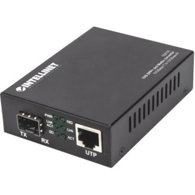 Intellinet 508193 Netwerk Media Converter 10000 Mbit/S Zwart ** New Retail **