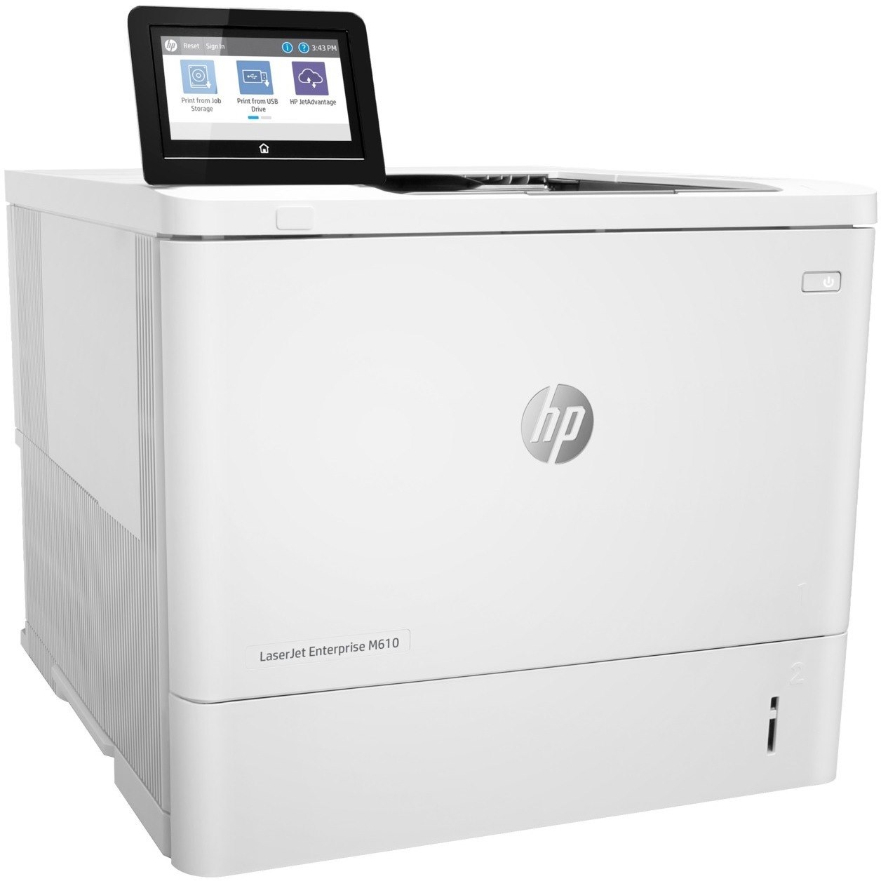 HP LaserJet Enterprise M610dn Desktop Laser Printer - Monochrome