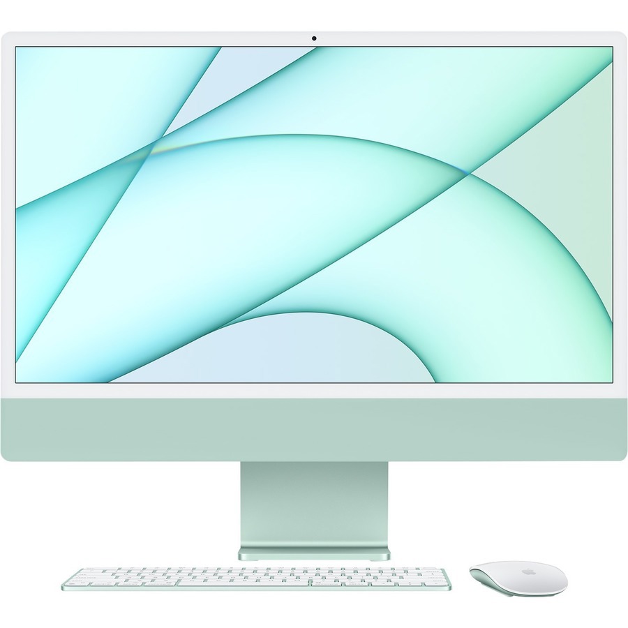 Apple iMac MJV83LL/A All-in-One Computer - Apple M1 - 8 GB - 256 GB SSD - 24" 4.5K - Desktop - Green