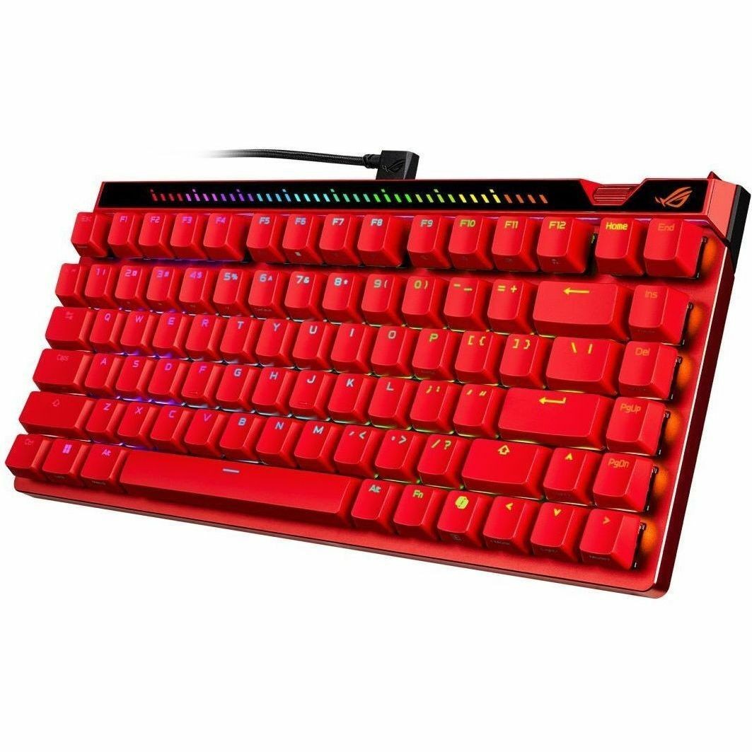 Asus ROG Falchion Ace 75 HE Gaming Keyboard - Cable Connectivity - USB 2.0 Interface - RGB LED