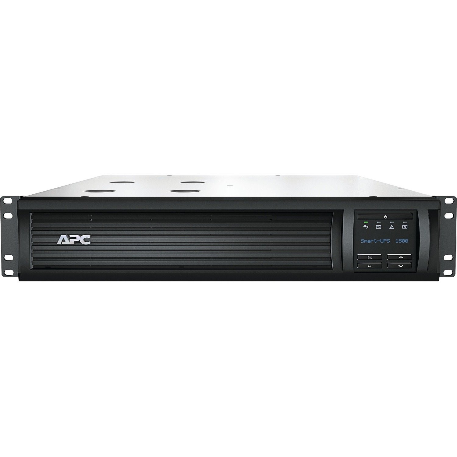 APC Smart-UPS, Line Interactive, 1500VA, Rackmount 2U, 120V, 6x NEMA 5-15R outlets, SmartConnect Port+SmartSlot, AVR, LCD