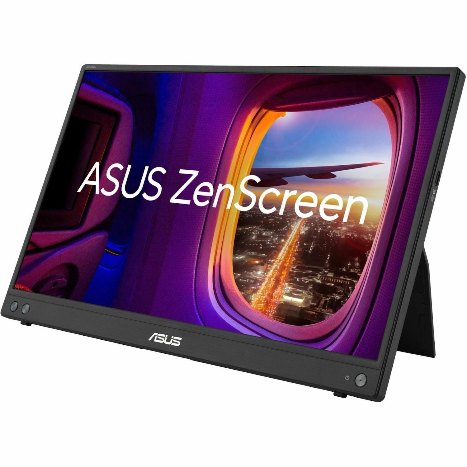 Asus ZenScreen MB16AHV 16" Class Full HD LED Monitor - 16:9 - Black