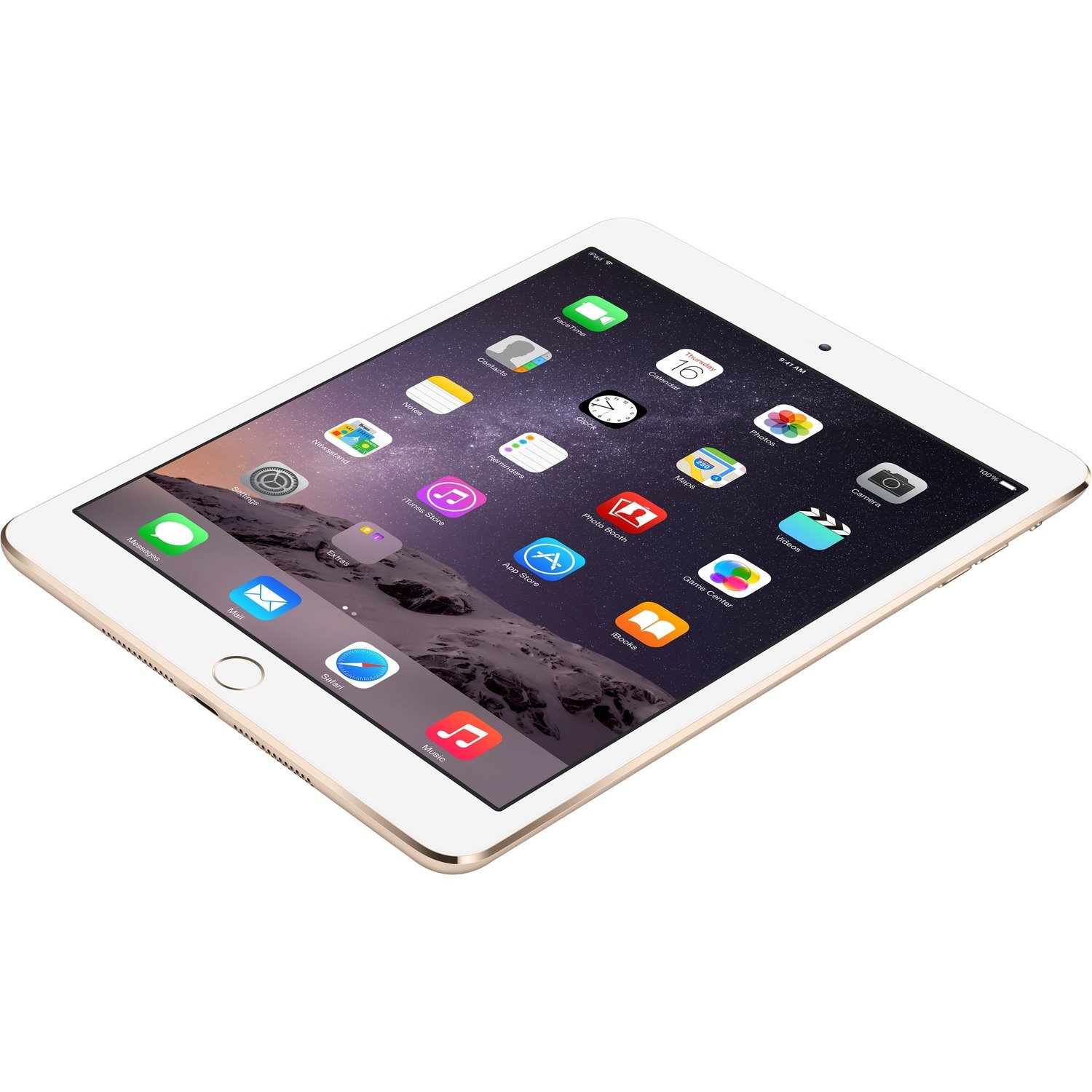 Apple iPad mini 3 Tablet - 7.9" - Apple A7 - 128 GB Storage - iOS 8 - Gold - Refurbished