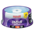 Maxell DVD Recordable Media - DVD+R - 16x - 4.70 GB - 25