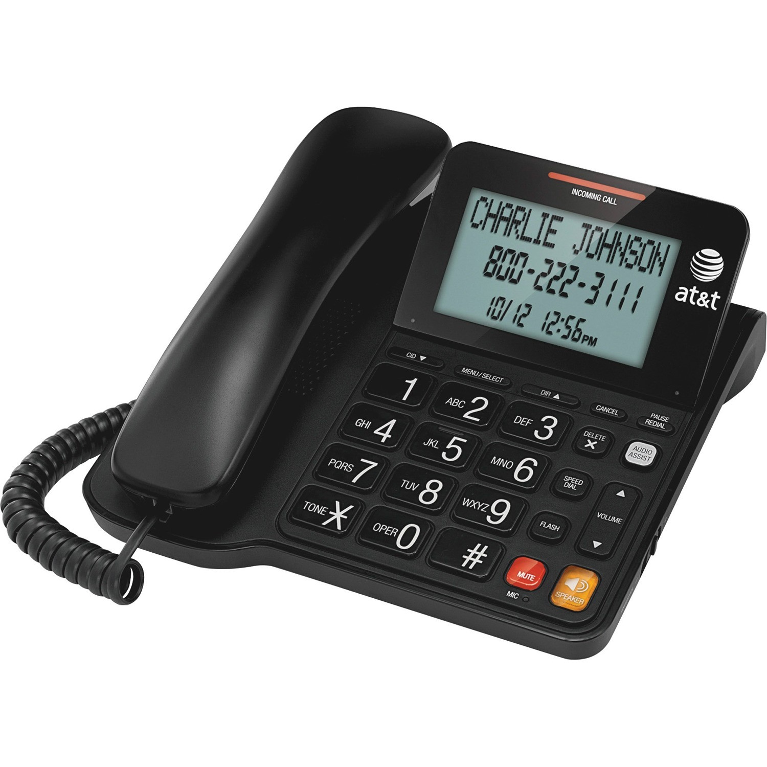 AT&T CL2940 Standard Phone - Black