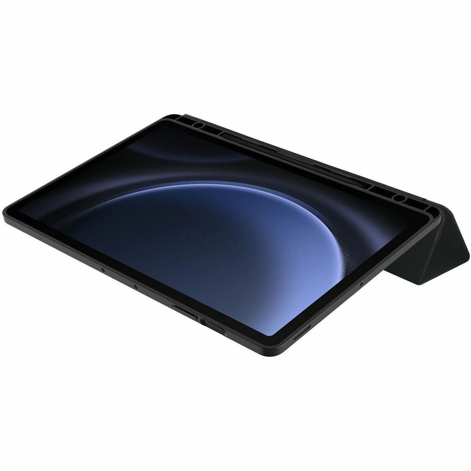 OtterBox React Carrying Case (Folio) Samsung Galaxy Tab S9 FE+ Tablet - Black