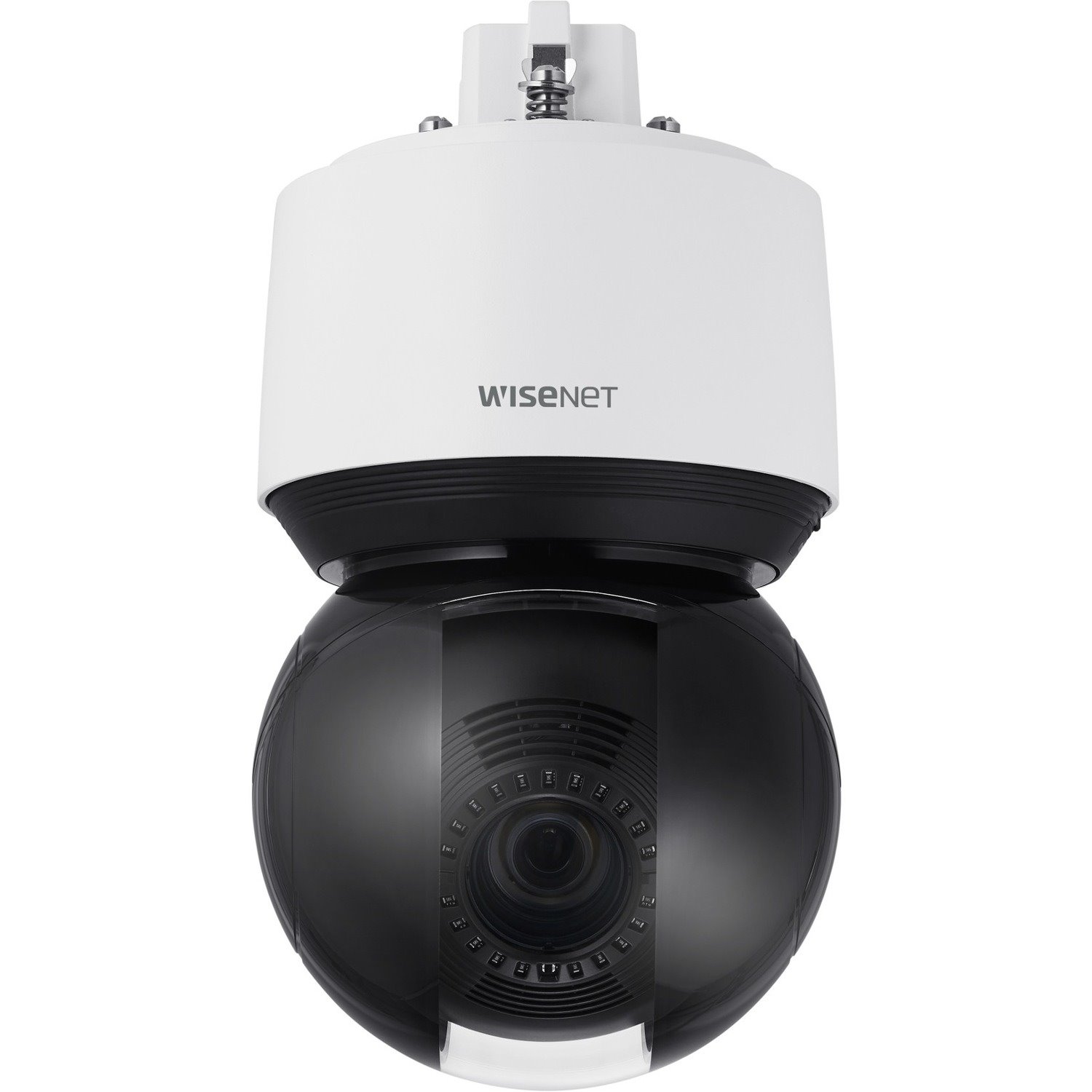 Wisenet XNP-6400 2 Megapixel Outdoor HD Network Camera - Color - Dome - Signal White, Jet Black