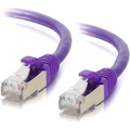 C2G-3ft Cat6 Snagless Shielded (STP) Network Patch Cable - Purple