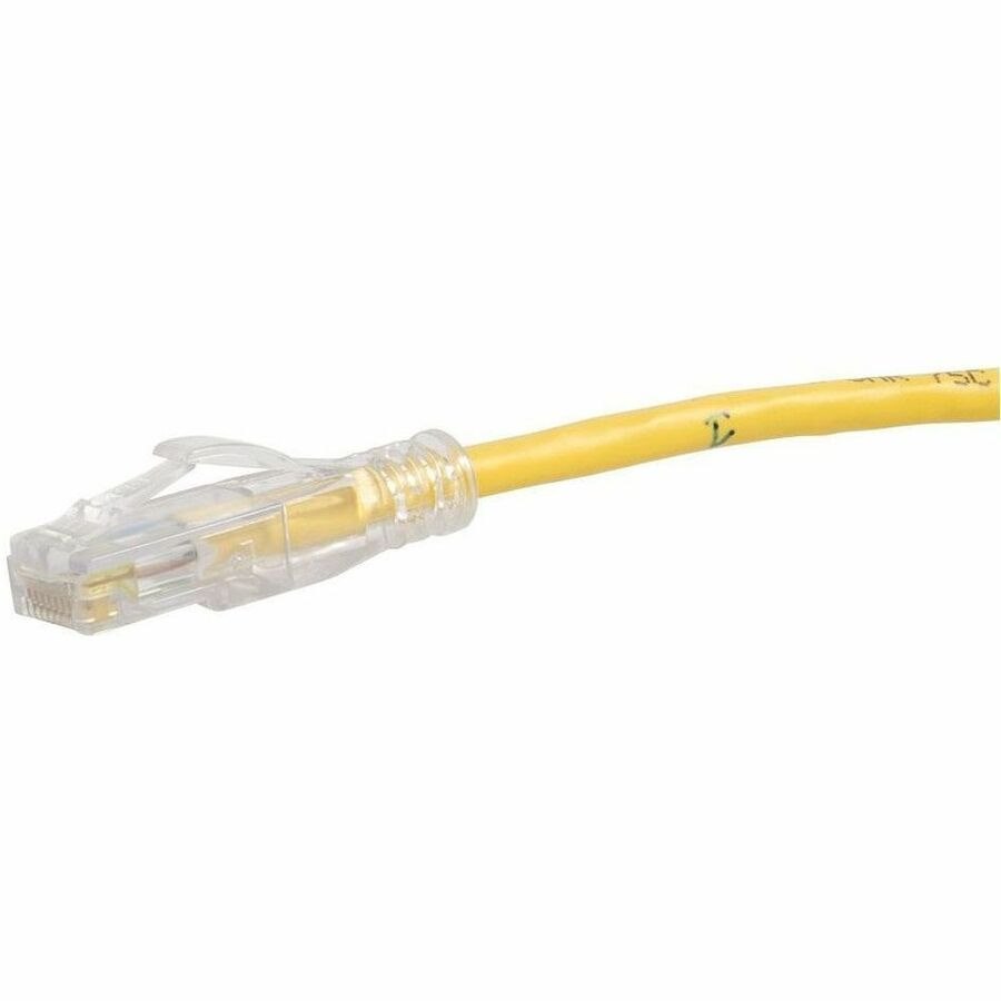Ortronics 28awg Reduced Diameter C6A/10G Channel Cord Yellow 15FT