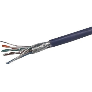 Weltron Cat 6 STP 550 MHz Solid Shielded Plenum CMP Cable - 1000 Feet