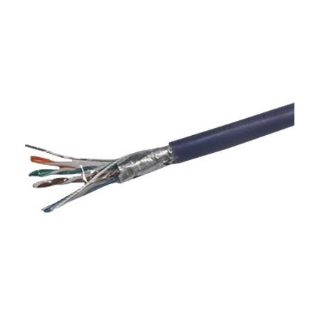 Weltron Cat 6 STP 550 MHz Solid Shielded Plenum CMP Cable - 1000 Feet