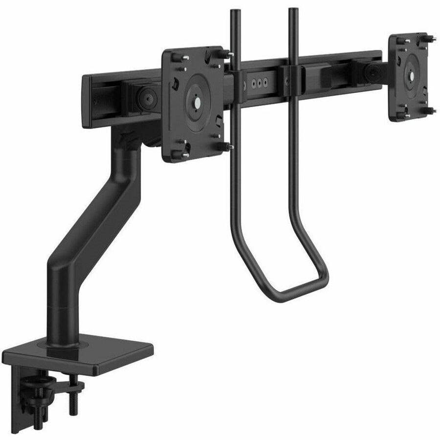 Humanscale M8.1 For Dual Monitors With Crossbar And Handle Black With Black Trim