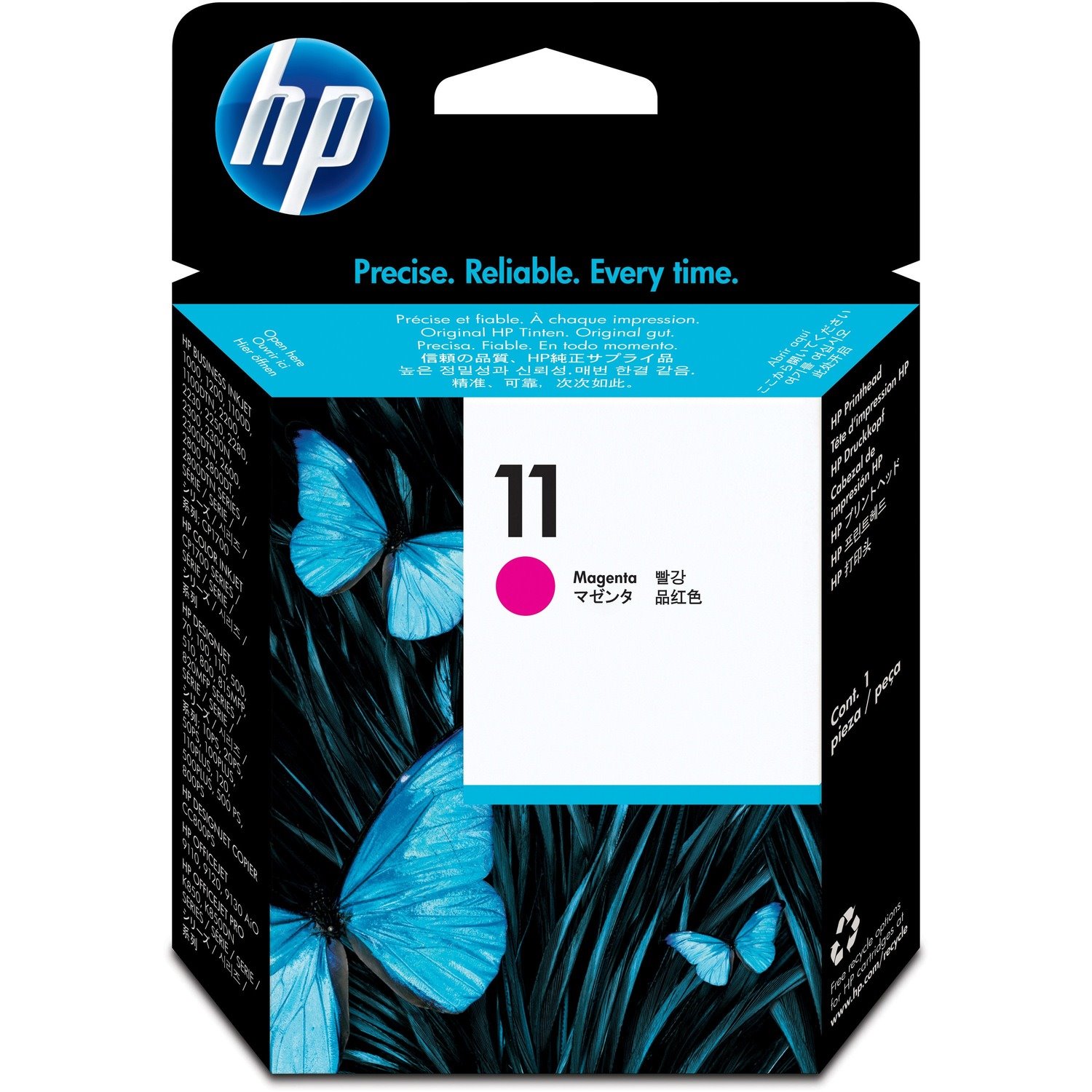 HP 11 (C4812A) Original Inkjet Printhead - Single Pack - Magenta - 1 Each