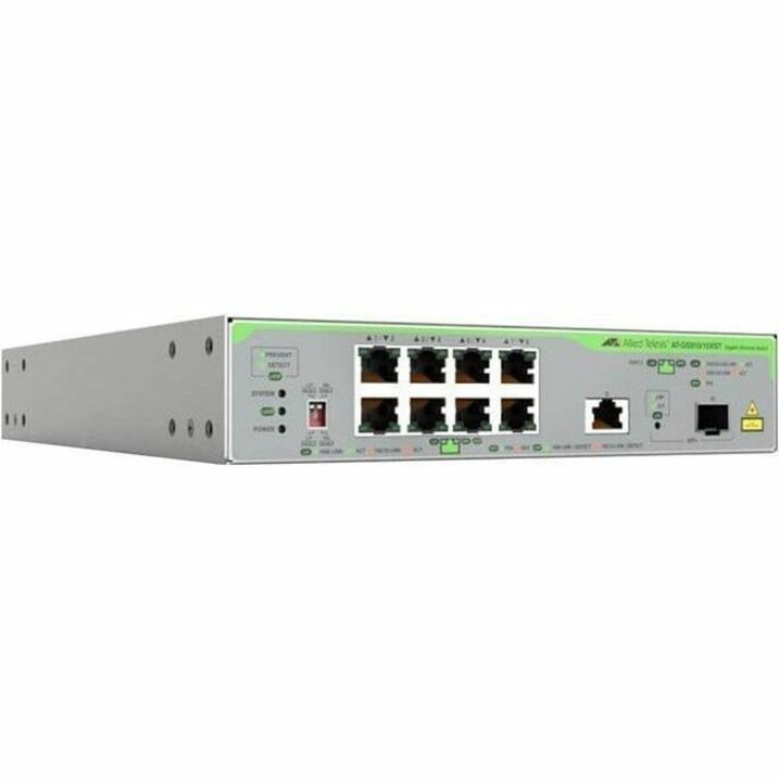 Allied Telesis CentreCOM GS910/XST GS910/10XST 9 Ports Ethernet Switch - Gigabit Ethernet, 10 Gigabit Ethernet - 10/100/1000Base-T, 10GBase-X, 10GBase-T