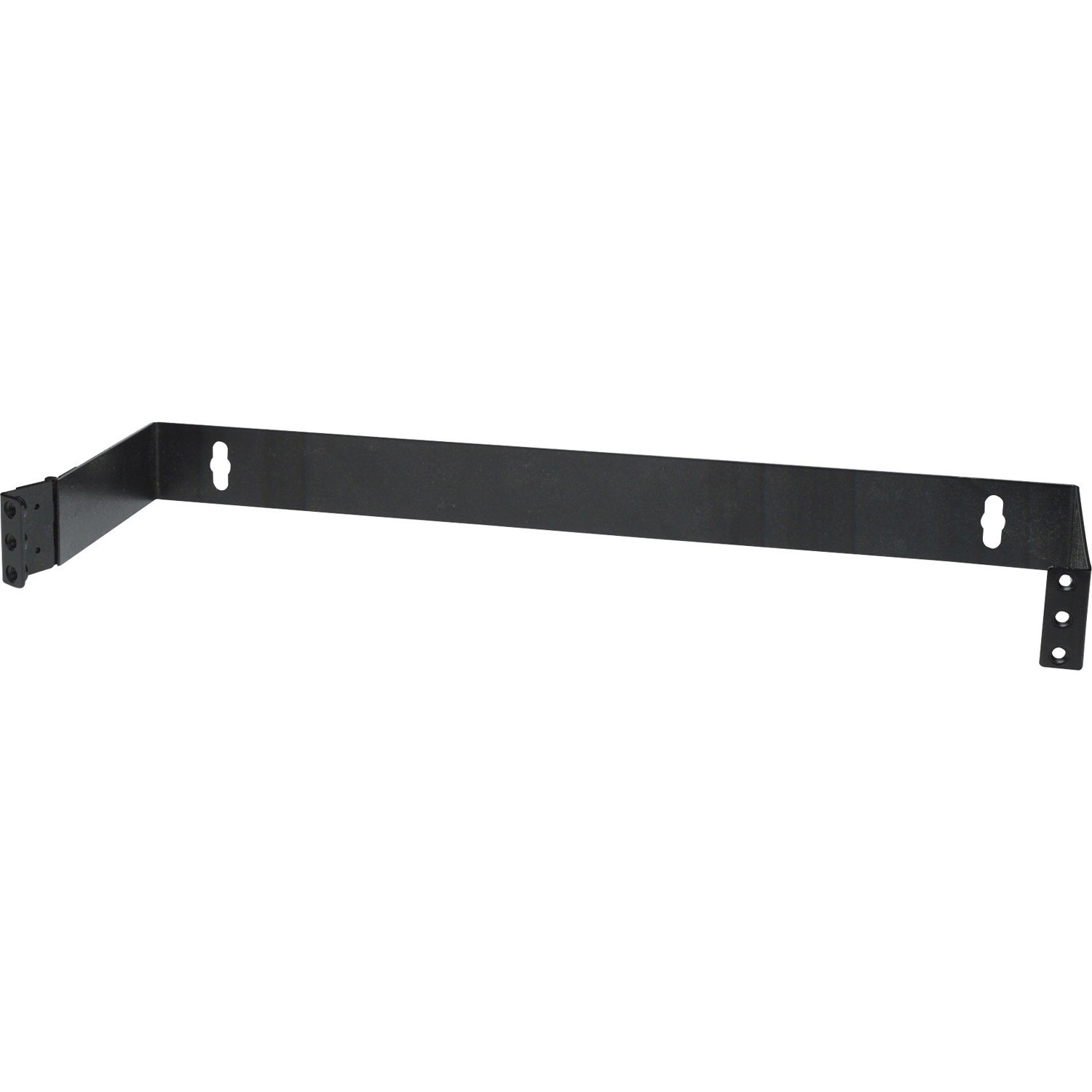 Intellinet Network Solutions 19 Inch Hinged Wall Bracket, 1U, 5 Inches Deep, Black