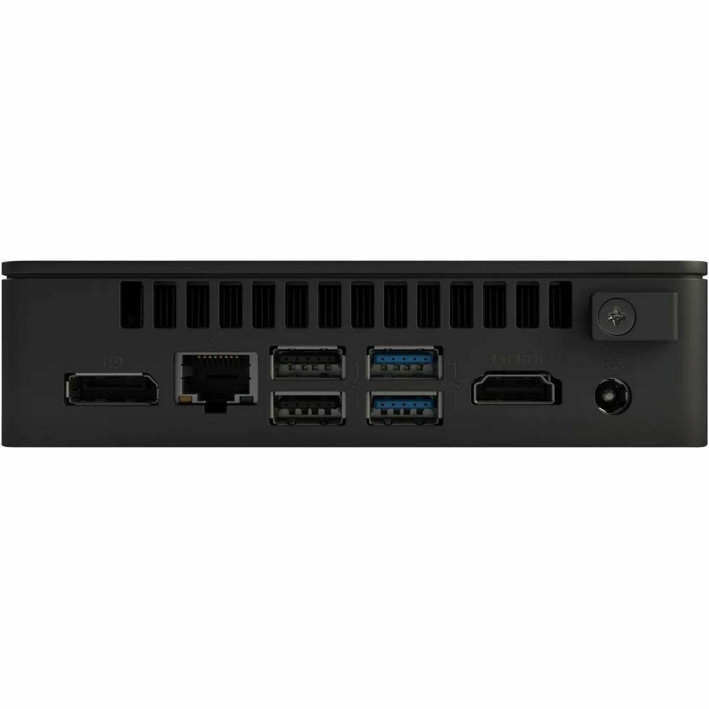 Asus NUC 11 Essential NUC11ATKC2 Desktop Computer - Intel Celeron N4505 - 4 GB - 64 GB Flash Memory Capacity - Mini PC - Black