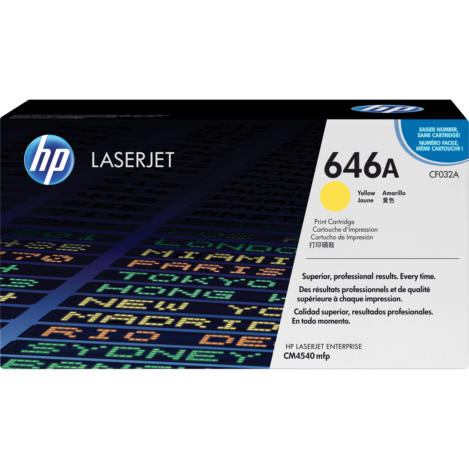 HP 646AC Yellow Contract Original LaserJet Toner Cartridge