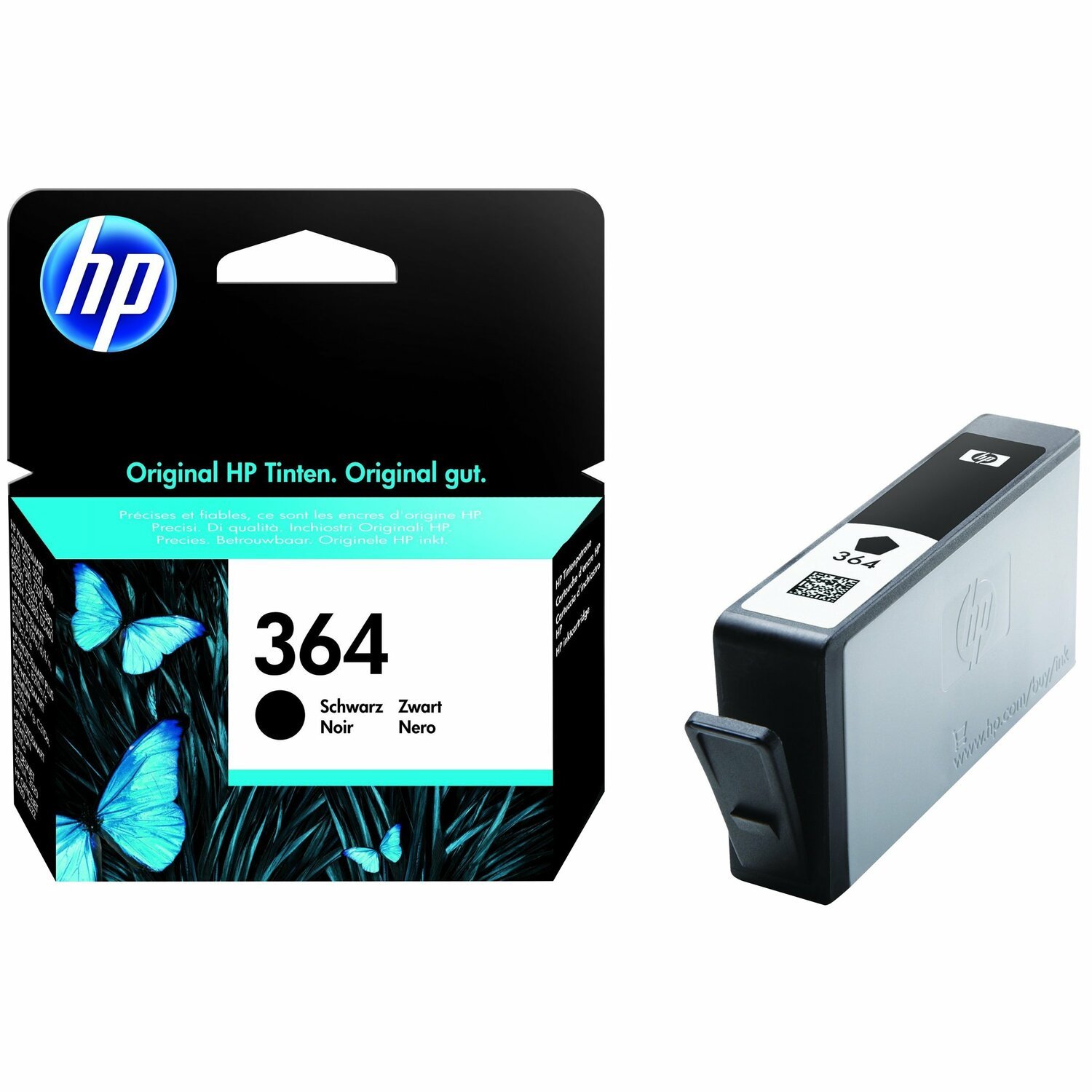 HP 364 Original Inkjet Ink Cartridge - Black - 1 / Box