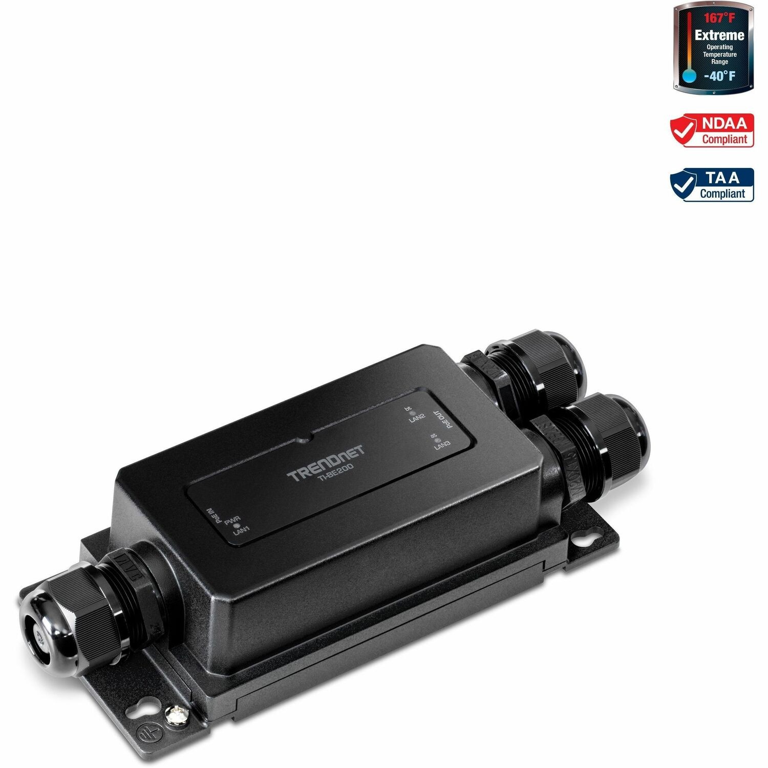 TRENDnet TI-BE200 PoE++-Extender - TAA-konform