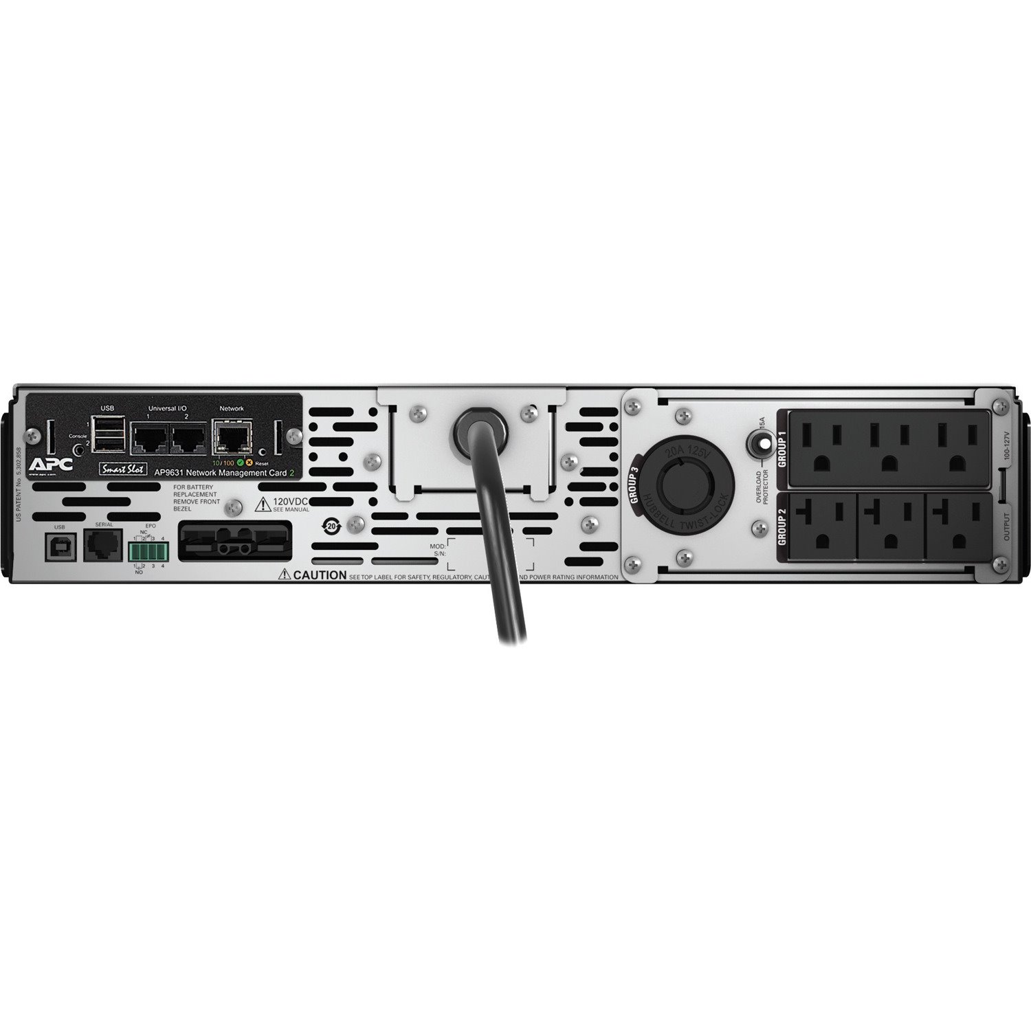 [TAA] APC Smart-UPS X, Line Interactive, 2000VA, Rack/tower convertible 2U, 100V-127V, 3x 5-15R+3x 5-20R+1x L5-20R NEMA, NMC, Extended runtime, TAA