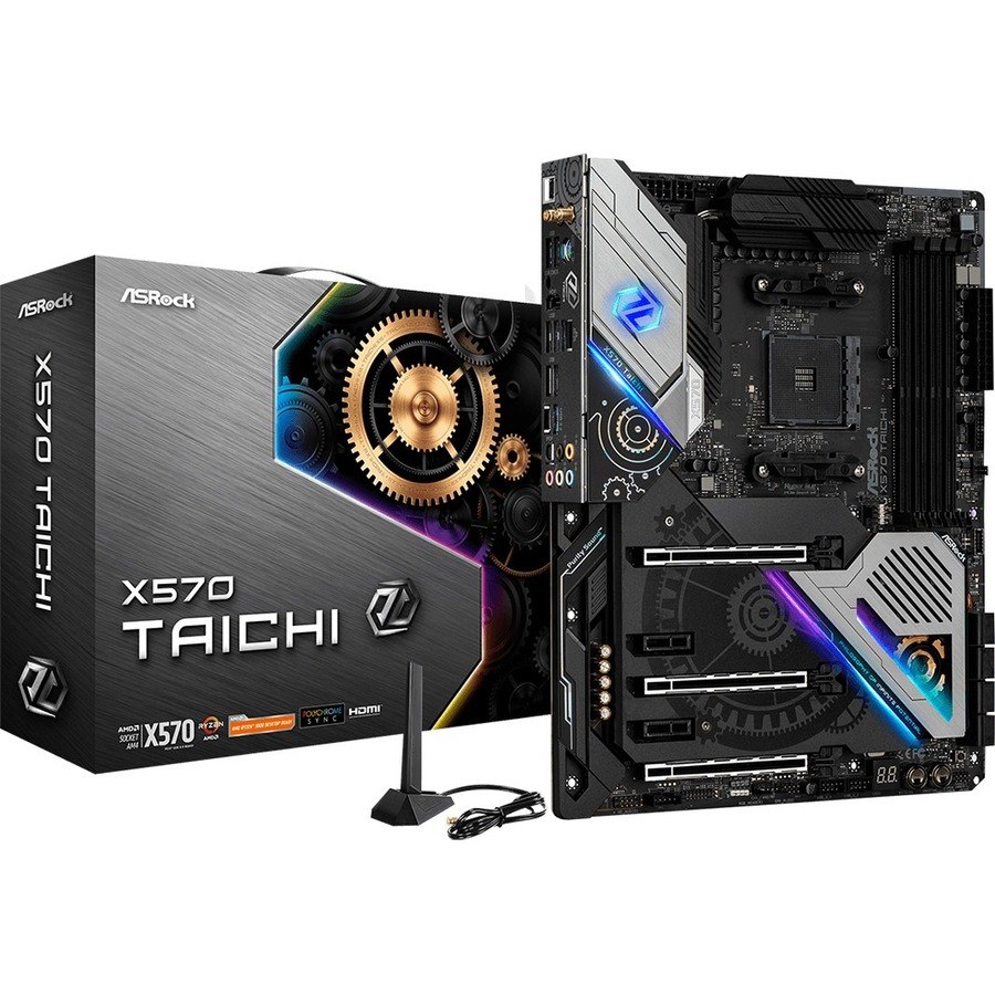 ASRock X570 TAICHI Desktop Motherboard - AMD X570 Chipset - Socket AM4 - ATX