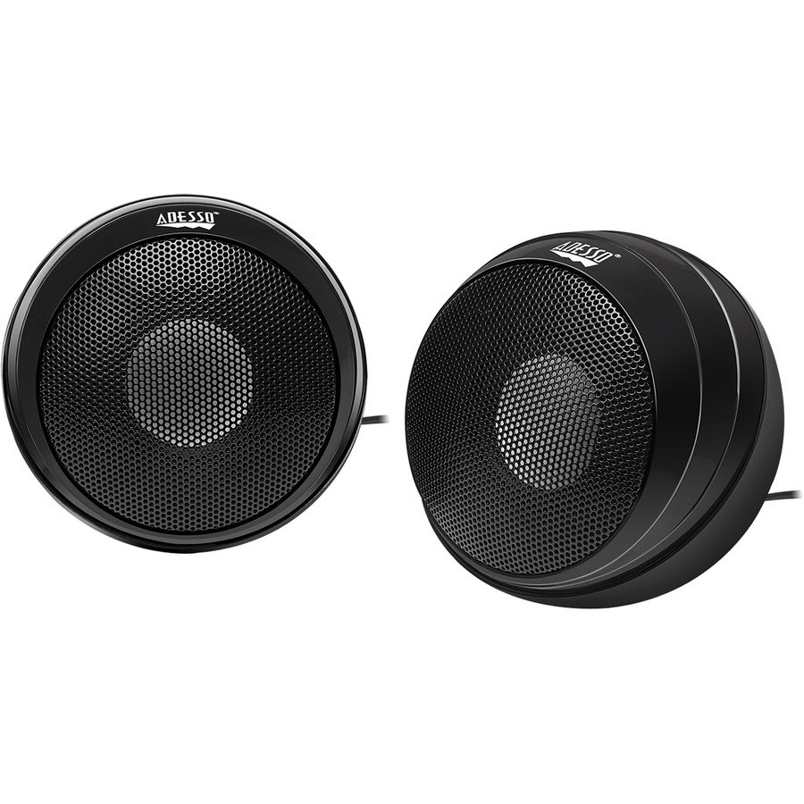 Adesso Xtream S4 2.0 Portable Speaker System - 10 W RMS - Black