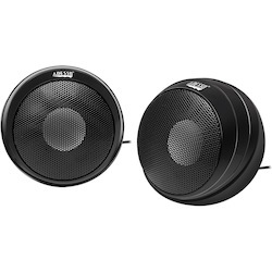 Adesso Xtream S4 USB-Powered Desktop Computer Speaker with Dynamic Sound - 5W x 2