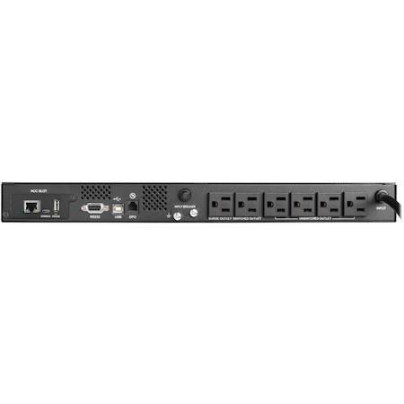 Eaton Tripp Lite Series SmartPro 120V 500VA 300W Line-Interactive UPS, 1U, WEBCARDLX, USB, DB9, 6 Outlets