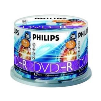 Philips DM4S6B50F/00 DVD Recordable Media - DVD-R - 16x - 4.70 GB - 50