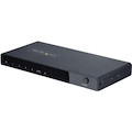 StarTech.com 4-Port 8K HDMI Switch, HDMI 2.1 Switcher 4K 120Hz HDR10+, 8K 60Hz UHD, HDMI Switch 4 In 1 Out, Auto/Manual Source Switching