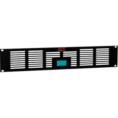 NetShelter 2U Vent Panel with Temperature Display for 2U Rack Fan Panel (ACF600)