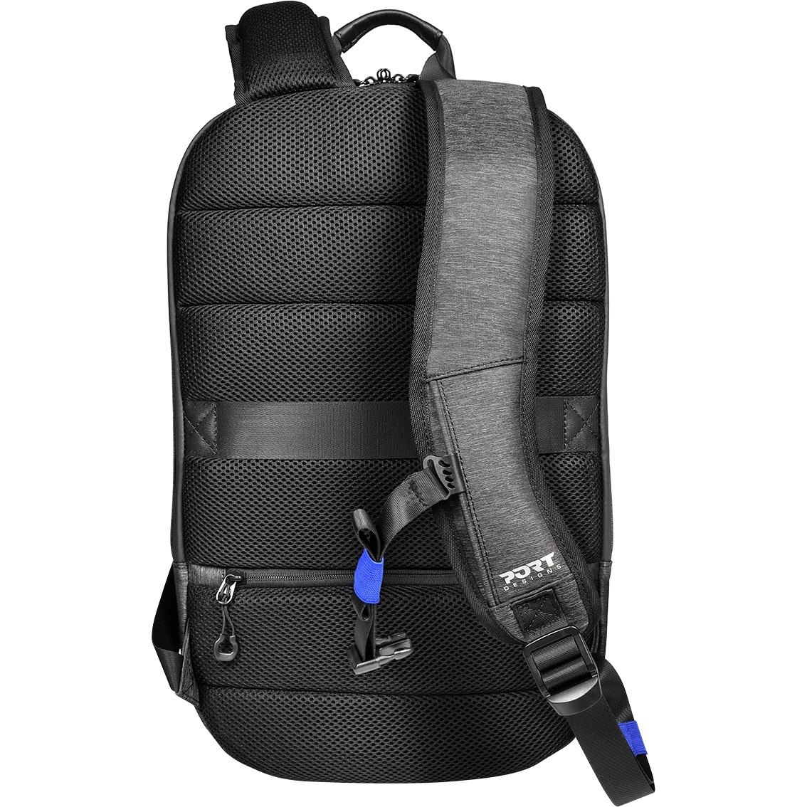 Port San Francisco Carrying Case (Backpack) for 25.4 cm (10") to 39.6 cm (15.6") Notebook - Grey