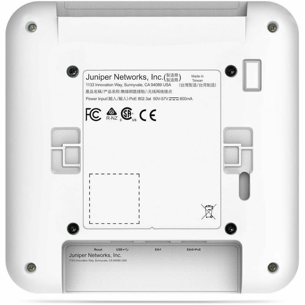 Mist AP33 Dual Band Wi-Fi 6 IEEE 802.11 a/b/g/n/ac/ax 3 Gbit/s Wireless Access Point - Indoor