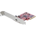 StarTech.com 1-Port USB 3.2 Gen 2x2 PCIe Card, USB-C 20Gbps PCI Express 3.0 x4 Controller, USB Type-C, Data Only, Windows/macOS/Linux, TAA