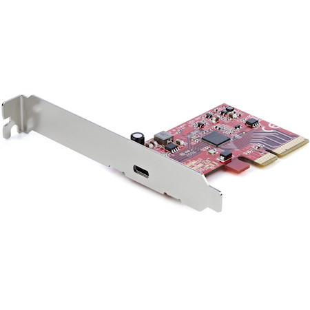 StarTech.com 1-Port USB 3.2 Gen 2x2 PCIe Card, USB-C 20Gbps PCI Express 3.0 x4 Controller, USB Type-C, Data Only, Windows/macOS/Linux, TAA