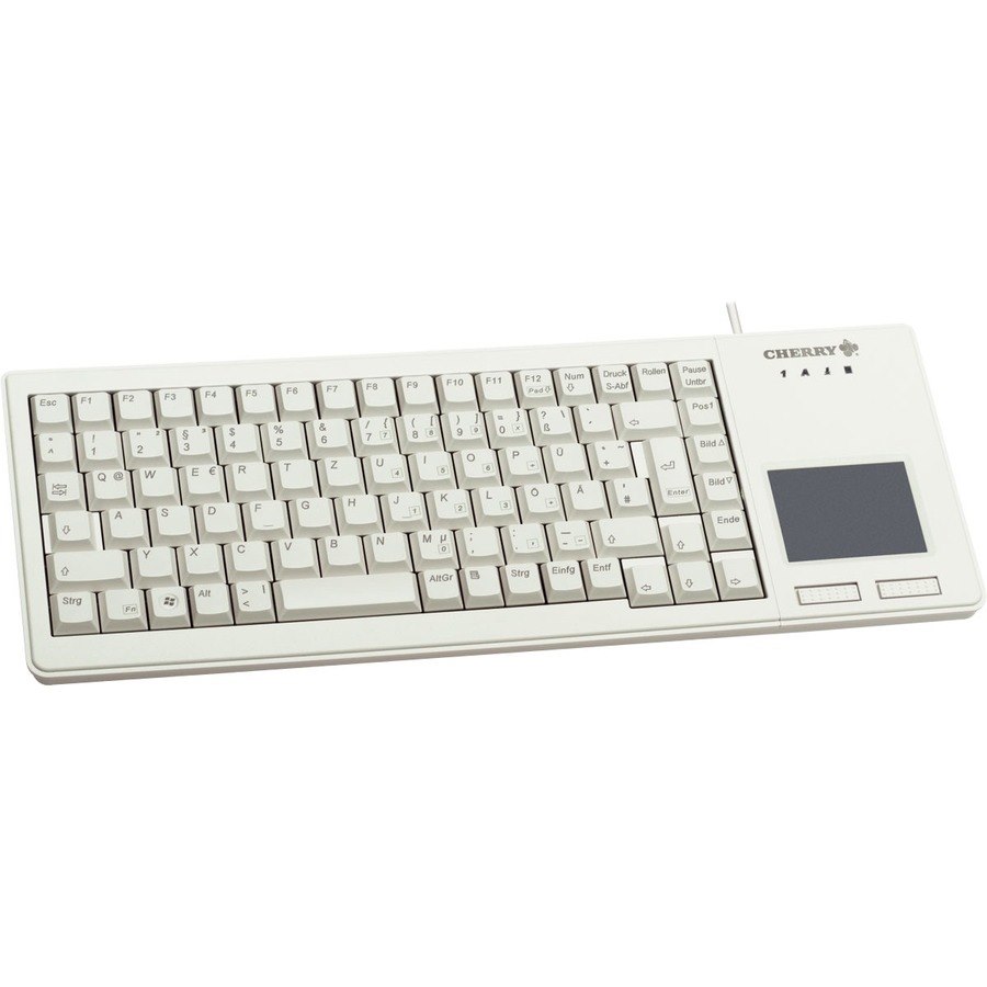 CHERRY G84-5500 Keyboard - Cable Connectivity - USB Interface - TouchPad - Light Grey