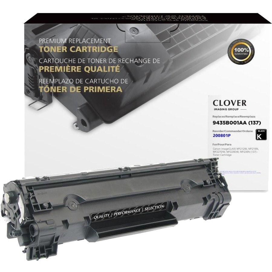 Clover Imaging Remanufactured Toner Cartridge for Canon 137 (9435B001AA)